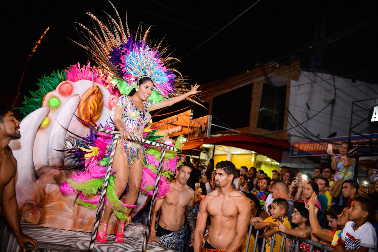 La reina del Carnaval de Soledad, Paola Andrea Luna.