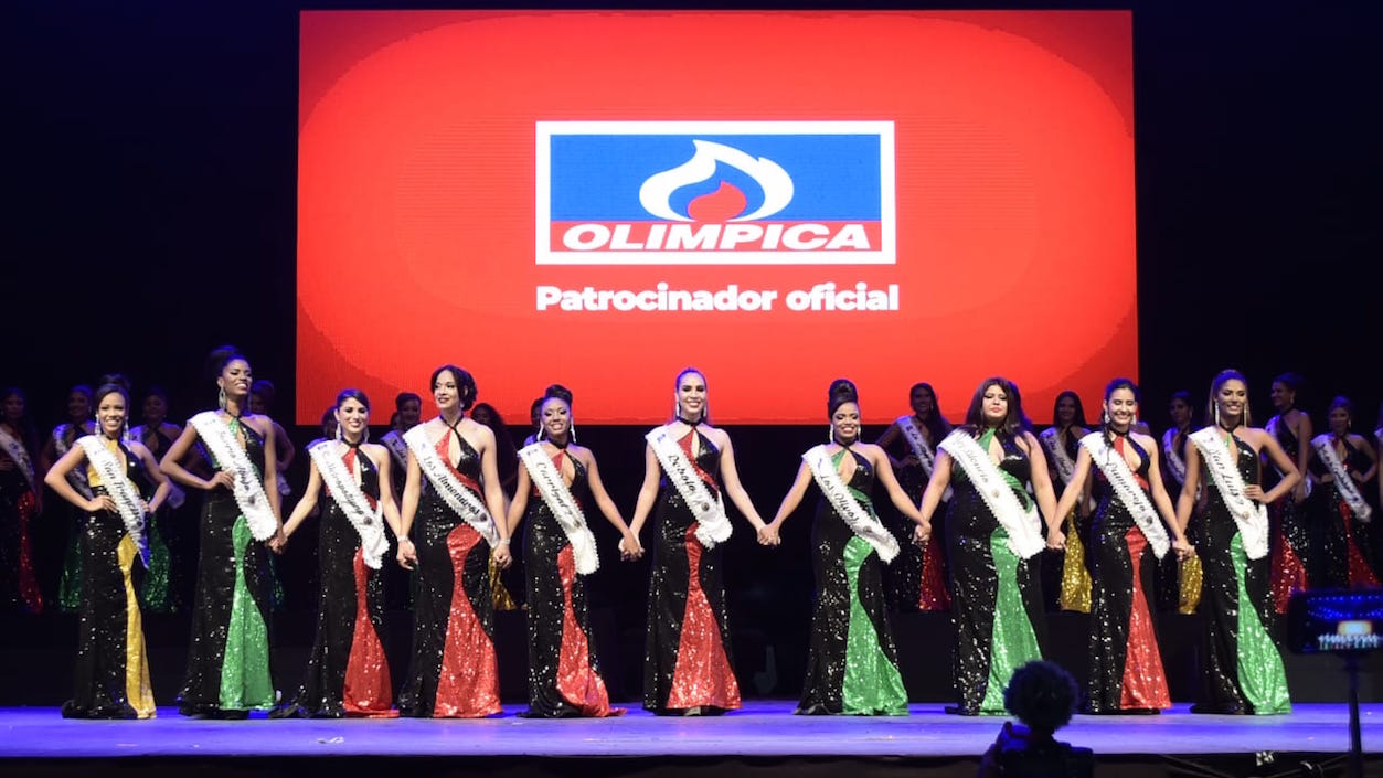 Las diez finalistas del Reinado Popular.