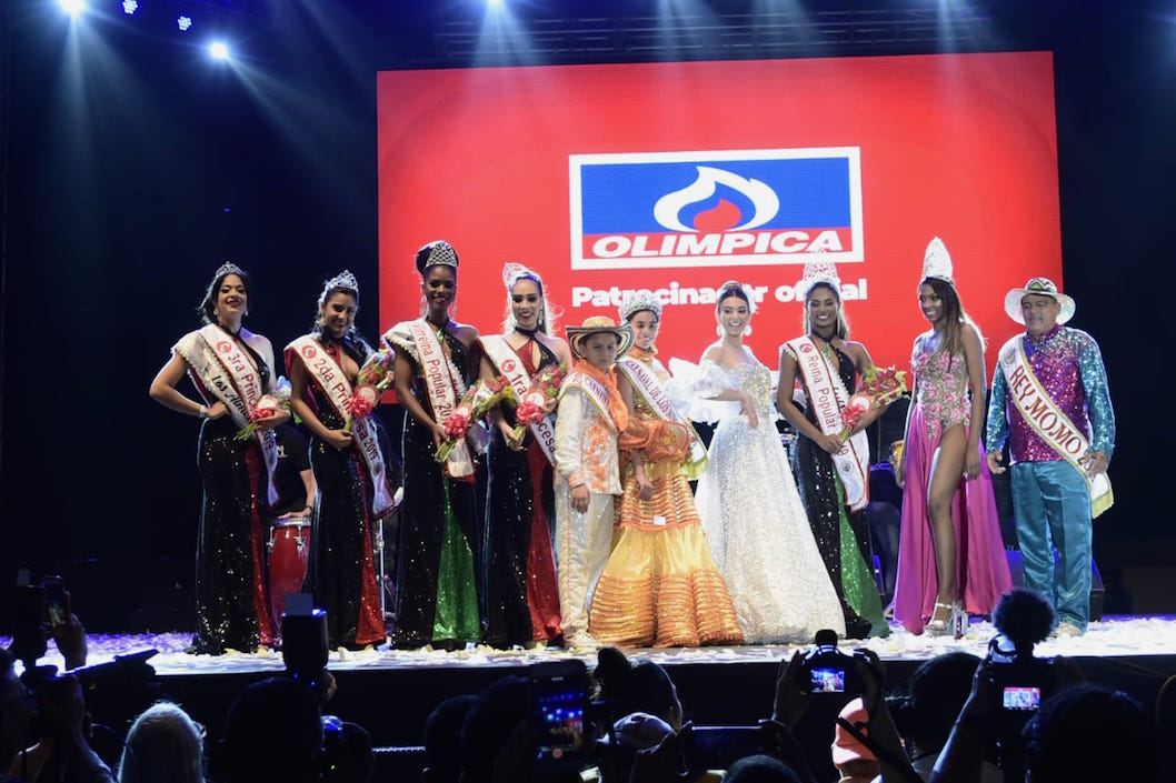 La realeza completa del Carnaval de Barranquilla.