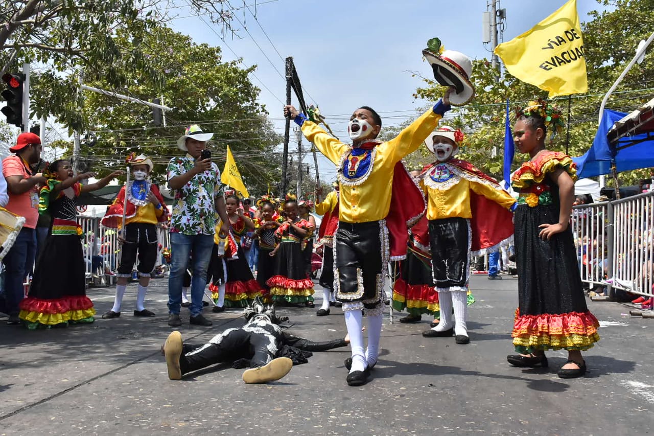 Grupo de garabato juvenil.