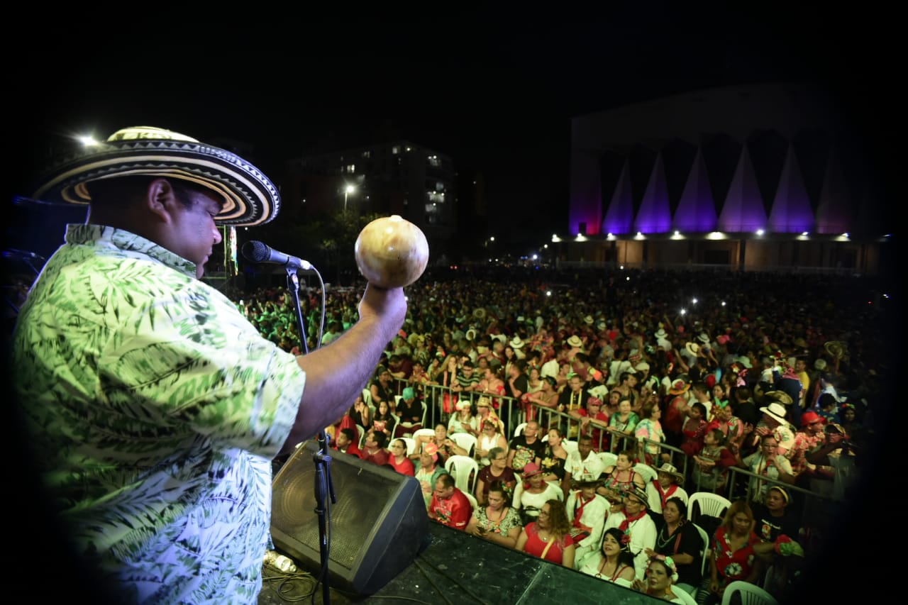 El Cumbión de Cereté durante su presentación.
