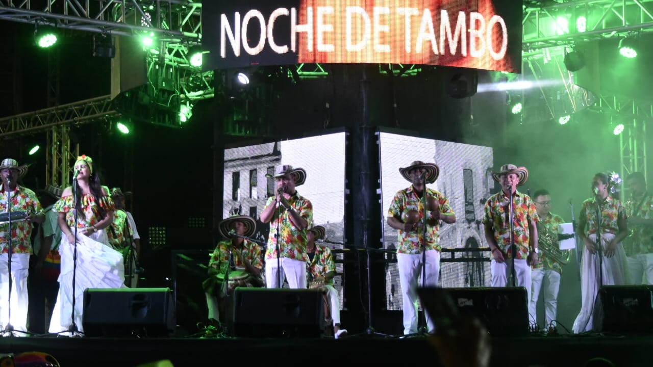 Grupo Tambó durante su presentación.