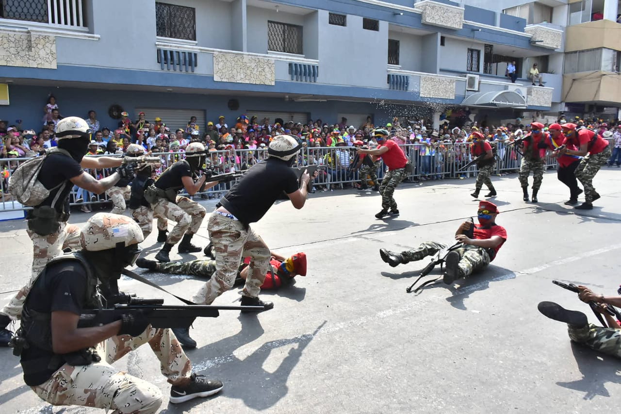 Parodia de la situación de Venezuela en el Carnaval de la 44.