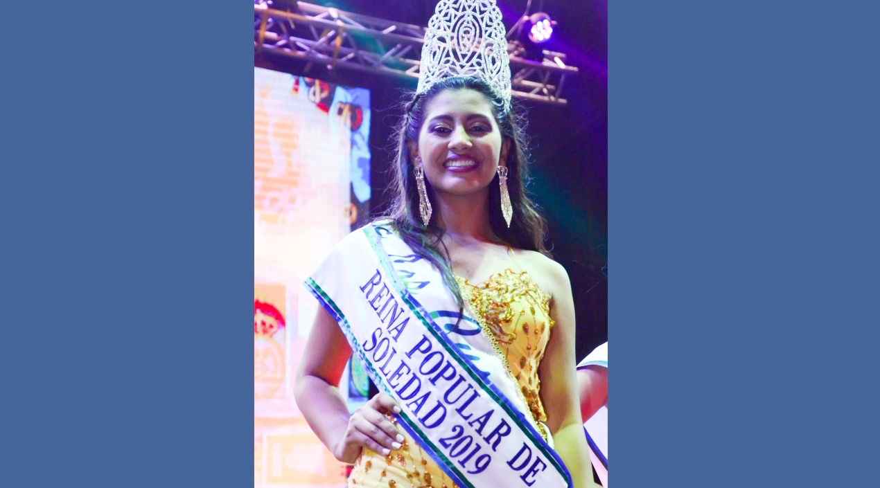 La Reina Popular de Soledad, Keissy Galindo Gómez, del barrio Los Cusules.