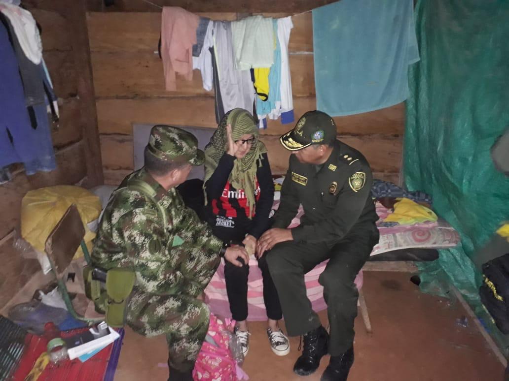 En este lugar estaba cautiva la ganadera Ana Sofía Vargas, de 70 años, por parte de disidencias de las FARC.