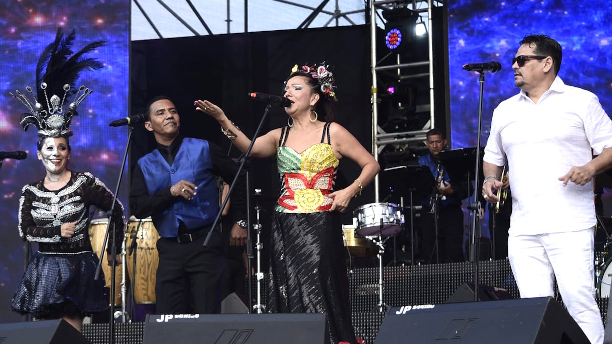 La Orquesta de Pacho Galán, recordando los temas del maestro soledeño.