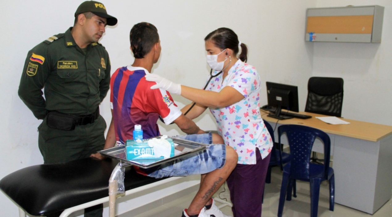 La Unidad presta atención en salud.