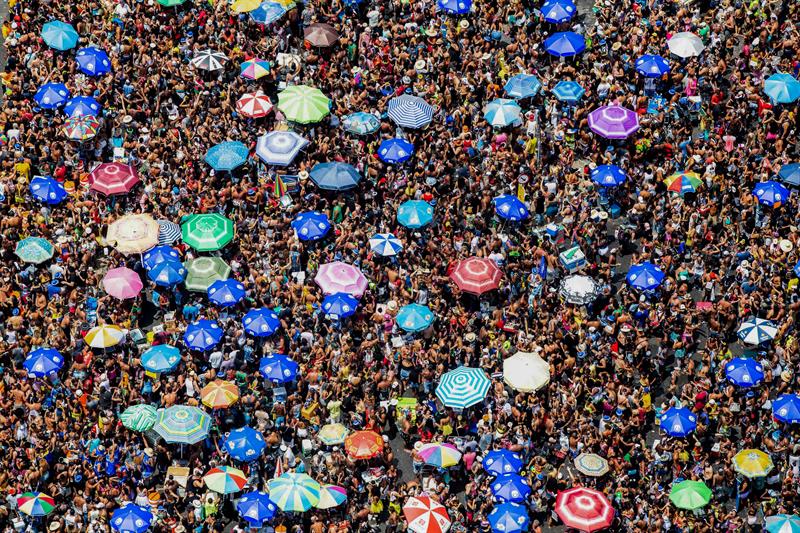 "Bloco de las Poderosas"  en Río de Janeiro.