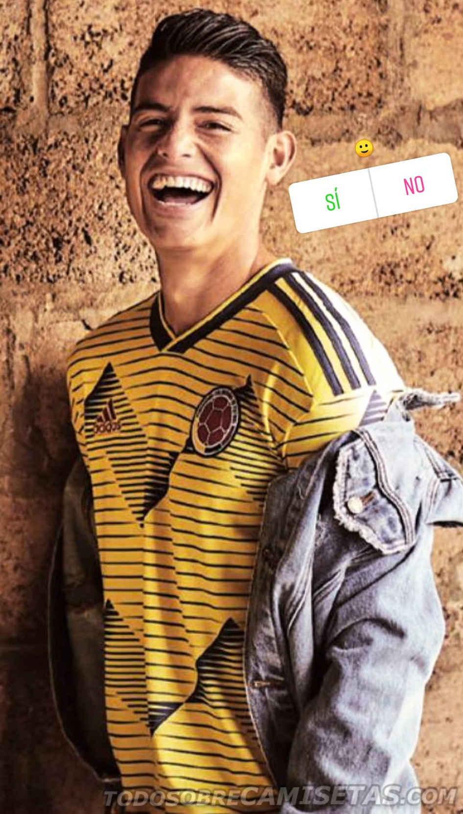 Nuevo diseño de la camiseta Selección Colombia.