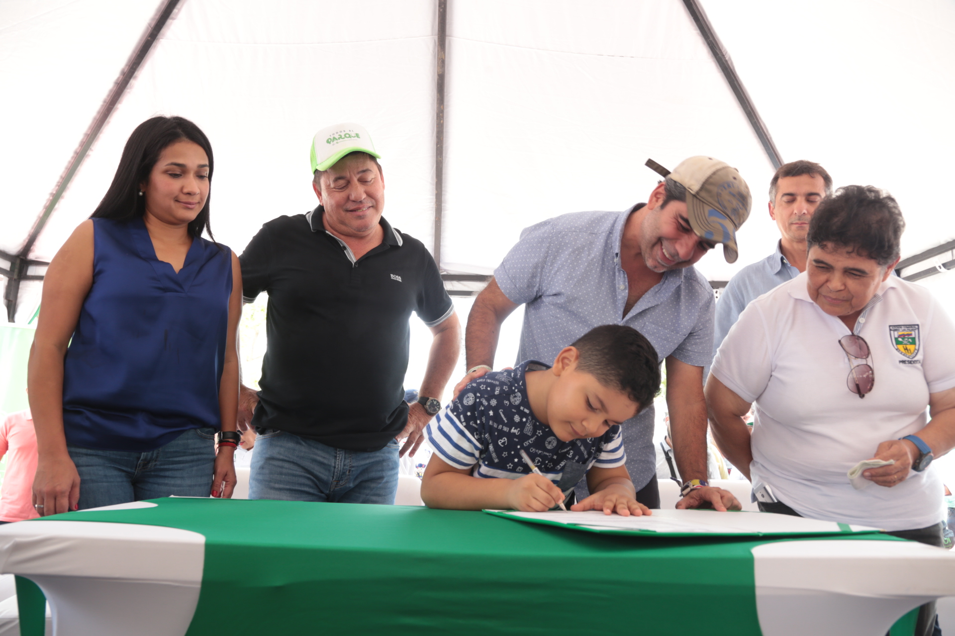 Los niños son garantes del parque.