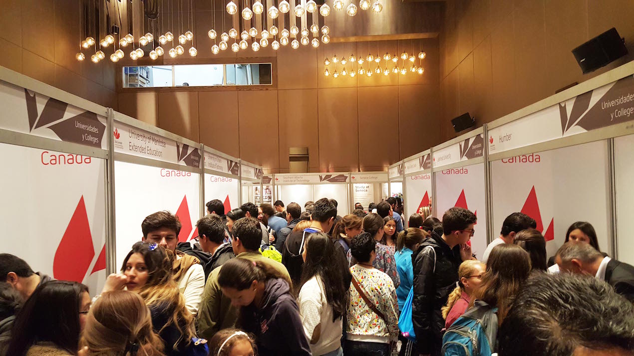Eduexpo Eduexpo ofrece posibilidades de estudio en países como Canadá y Australia.