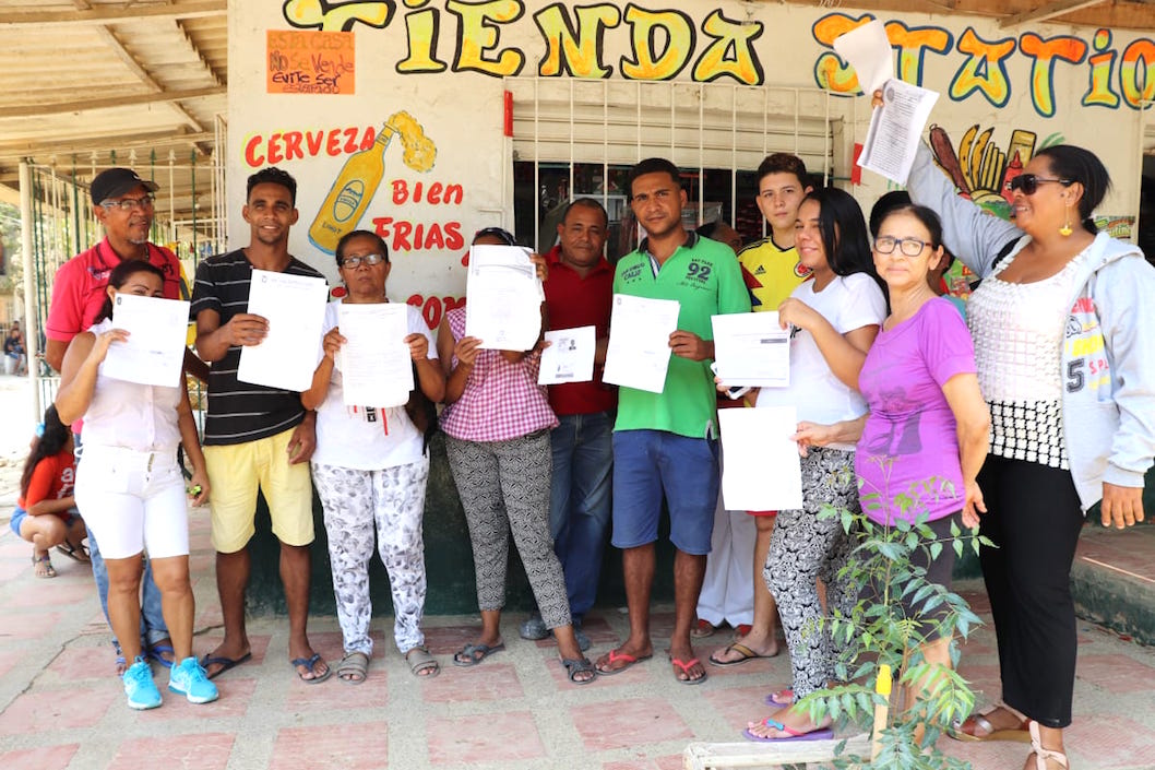 Los residentes del sector sostienen que la compra de los lotes la hicieron de manera legal.