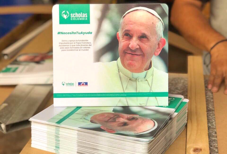 Material de promoción de la campaña.