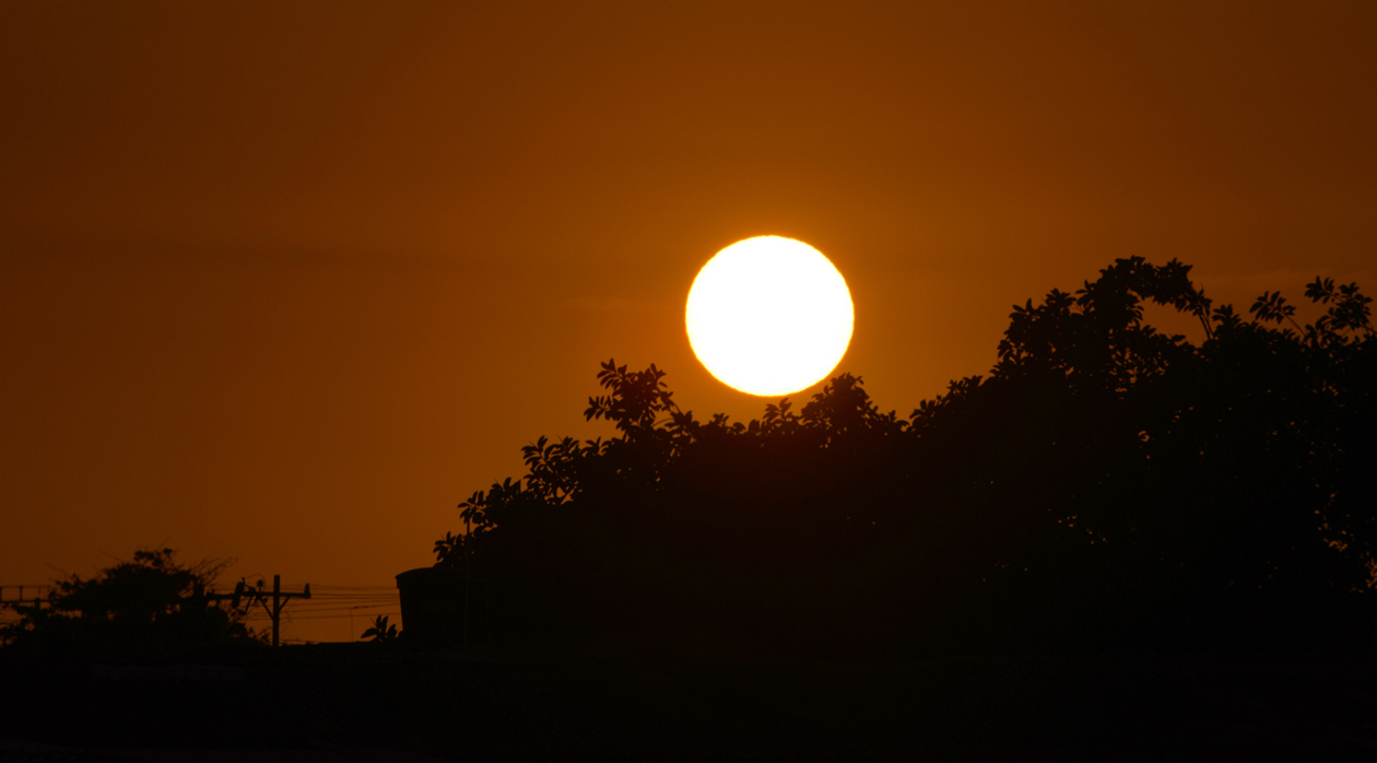 Un atardecer barranquillero. 