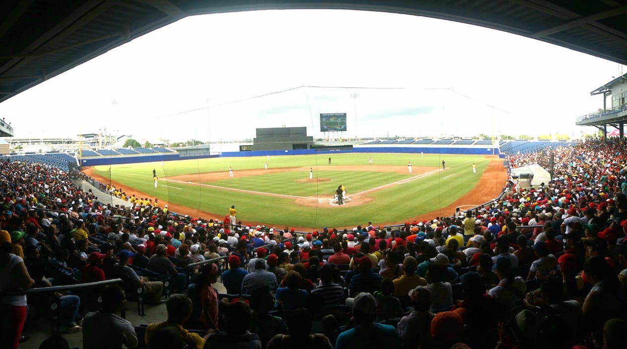 El estadio Édgar Rentería.