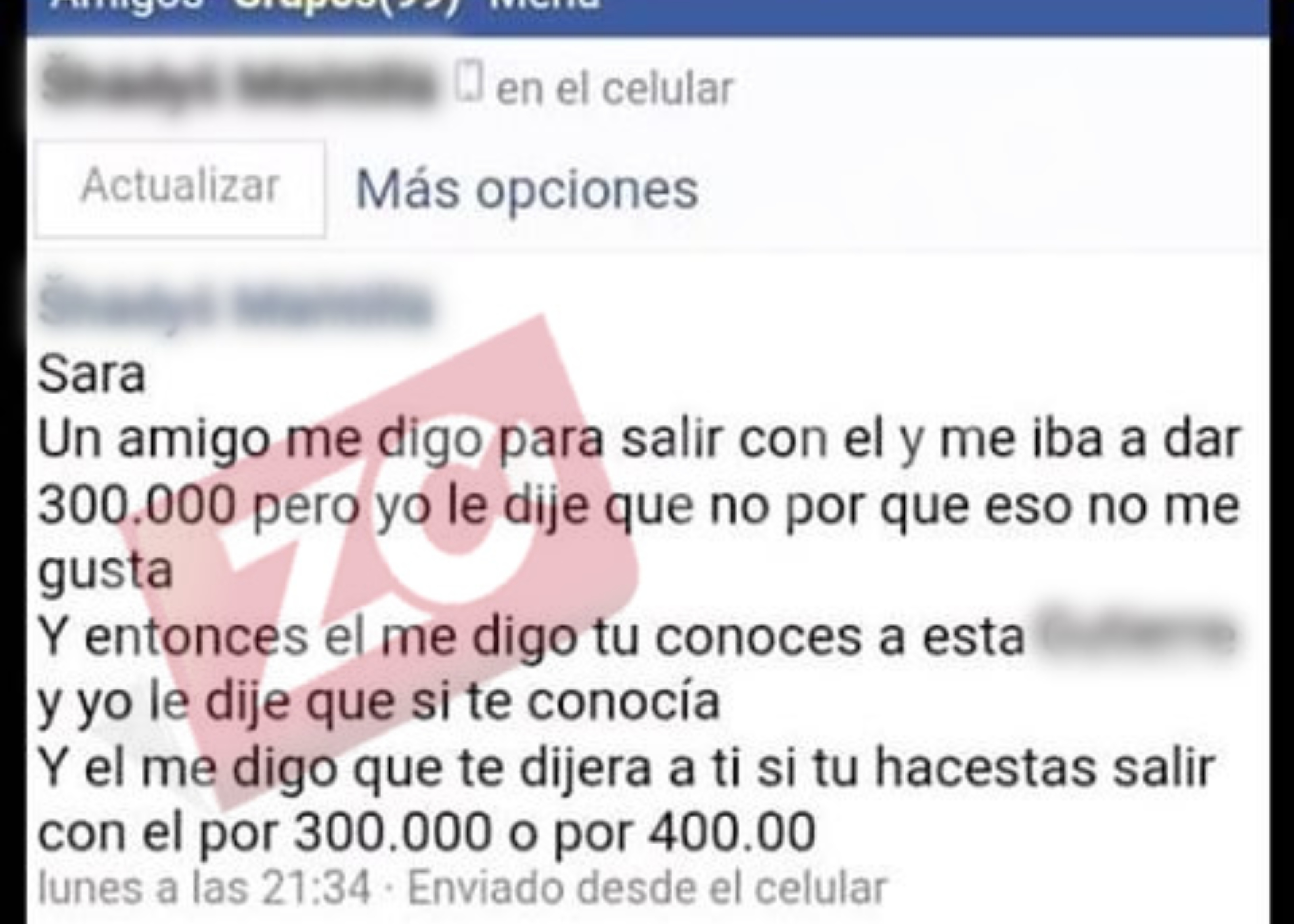 Una vecina menor de edad le recomendó este hombre a la niña de 11 años a través de Facebook.