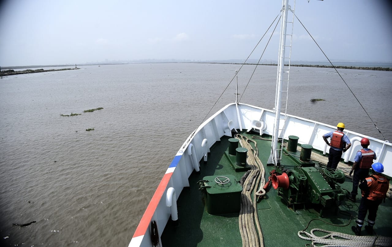 Llegando a bocas de ceniza.