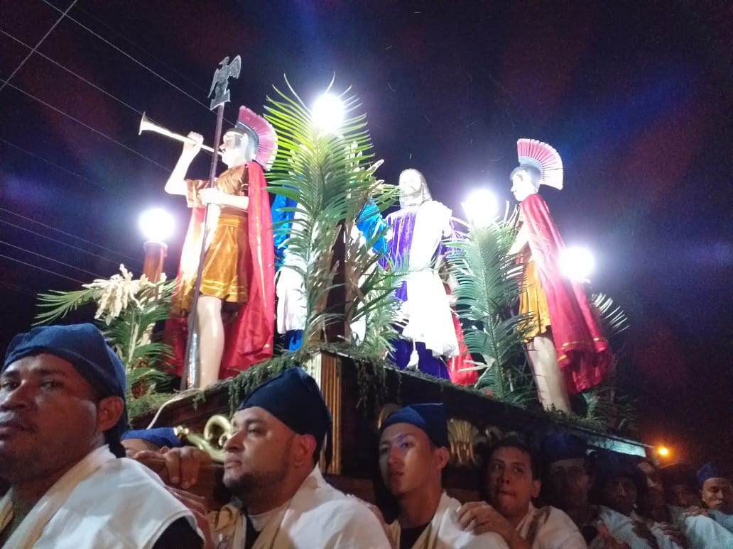 Cortesía. Procesión del 'Jueves de Dolores', realizado previo a la Semana Santa.