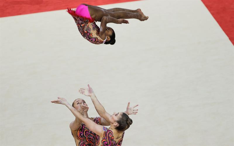 “Dinamic International Acro Cup” en Valencia reúne a gimnastas de más de cinco países en el pabellón del Cabanyal-Canyamelar. 