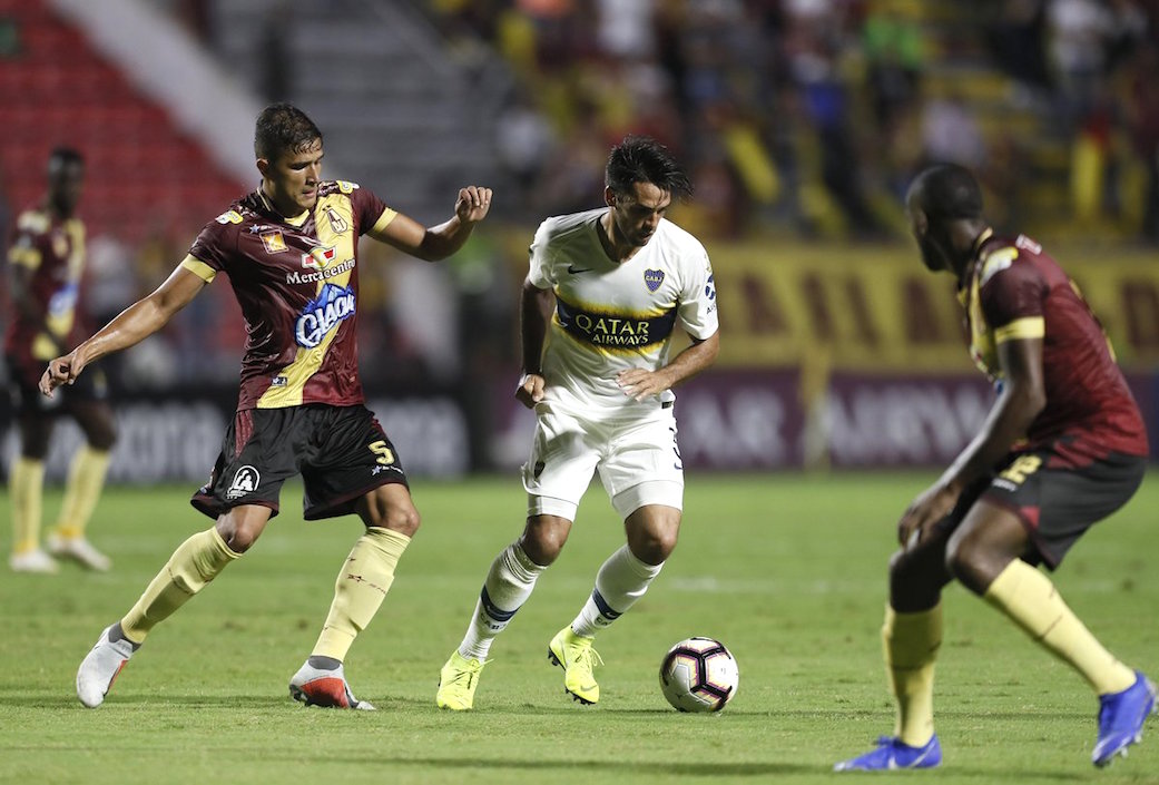 Acción del partido jugado en Ibagué.