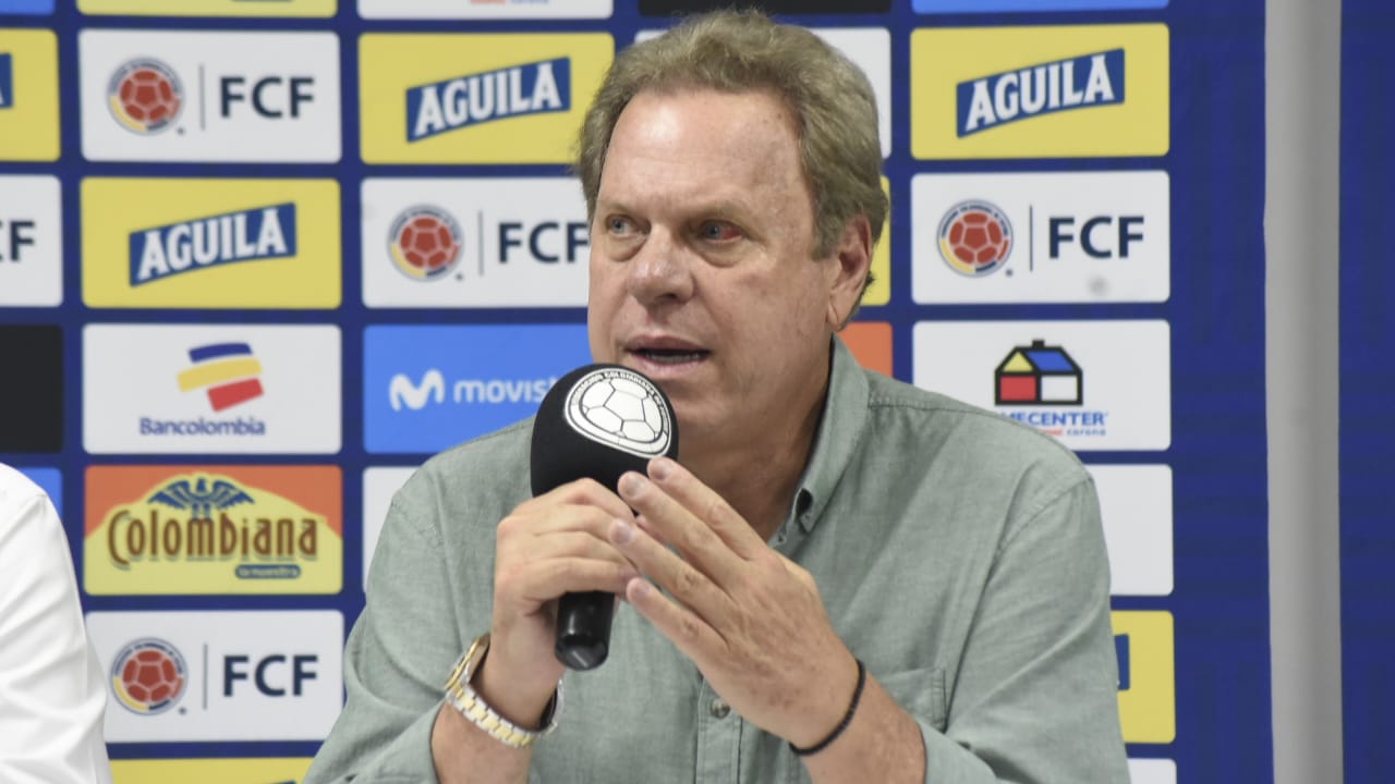 El presidente de la Federación Colombiana de Fútbol, Ramón Jesurún.