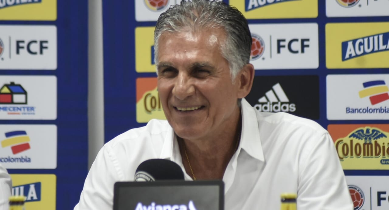 El técnico de la Selección Colombia, Carlos Queiroz.