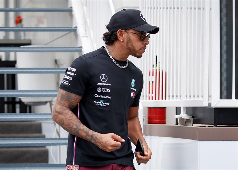 El piloto británico de Fórmula Uno Lewis Hamilton, de la escudería Mercedes GP.