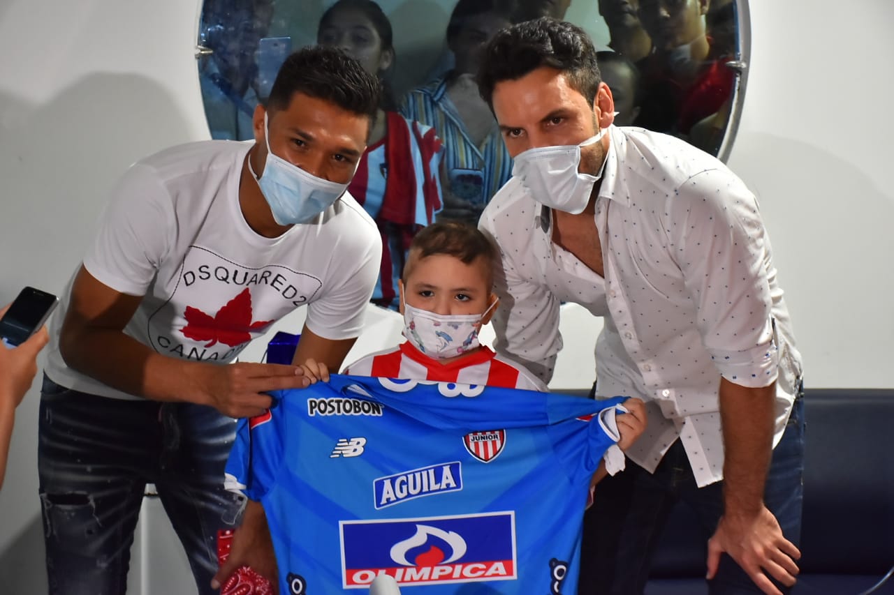 Teófilo Gutiérrez, Tomás Elías Molina Orozco y Sebastián Viera.