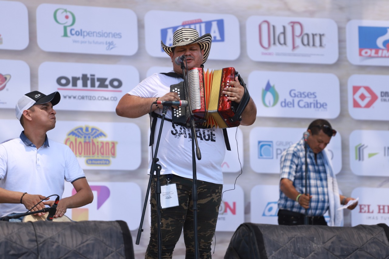 Competencia de acordeonero profesional.