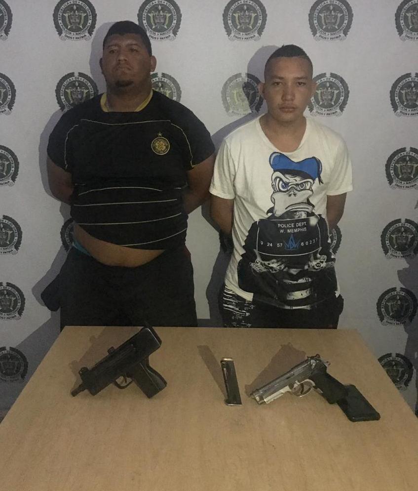 Reinner Junior León García y Keiner Stiven Escalona San Andrés.