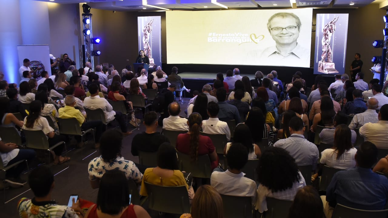 Auditorio donde se celebró la premiación. 