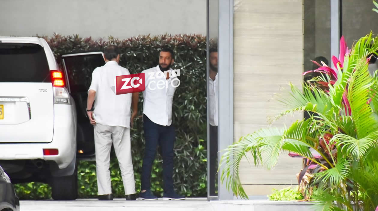 El senador Arturo Char junto a su papá, Fuad Char.