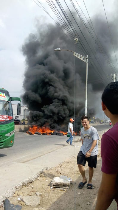 Los usuarios denunciaron la desatención por parte de Electricaribe.