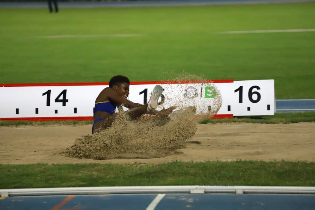 Cristian Mercado La antioqueña Yosiris Urrutia, con el salto que también la ubicó en Tokio 2020.