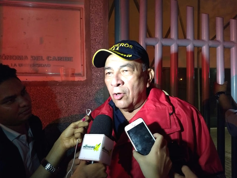 Jaime Pérez, Comandante del Cuerpo de Bomberos.