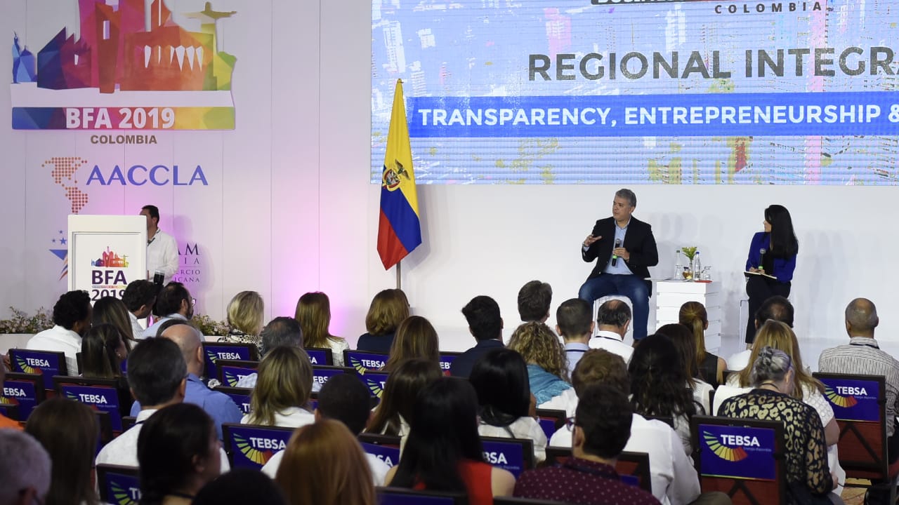 Presidente Iván Duque en Barranquilla.