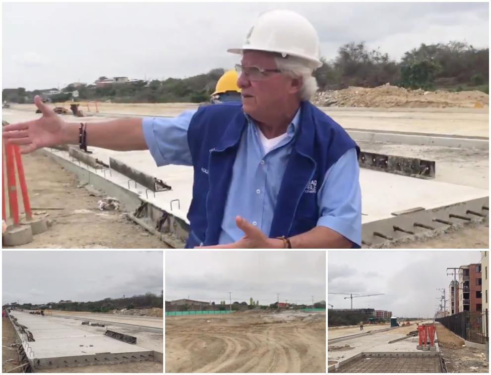 Prensa Soledad Joao Herrera muestra remoción de terreno en lote para la nueva Alcaldía en Soledad.