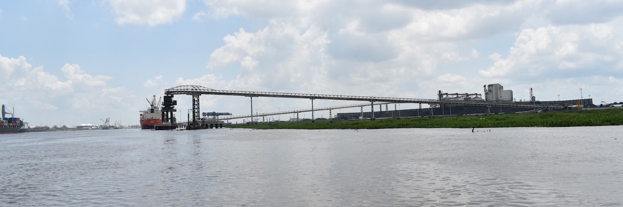 Vista del problema desde el río Magdalena.