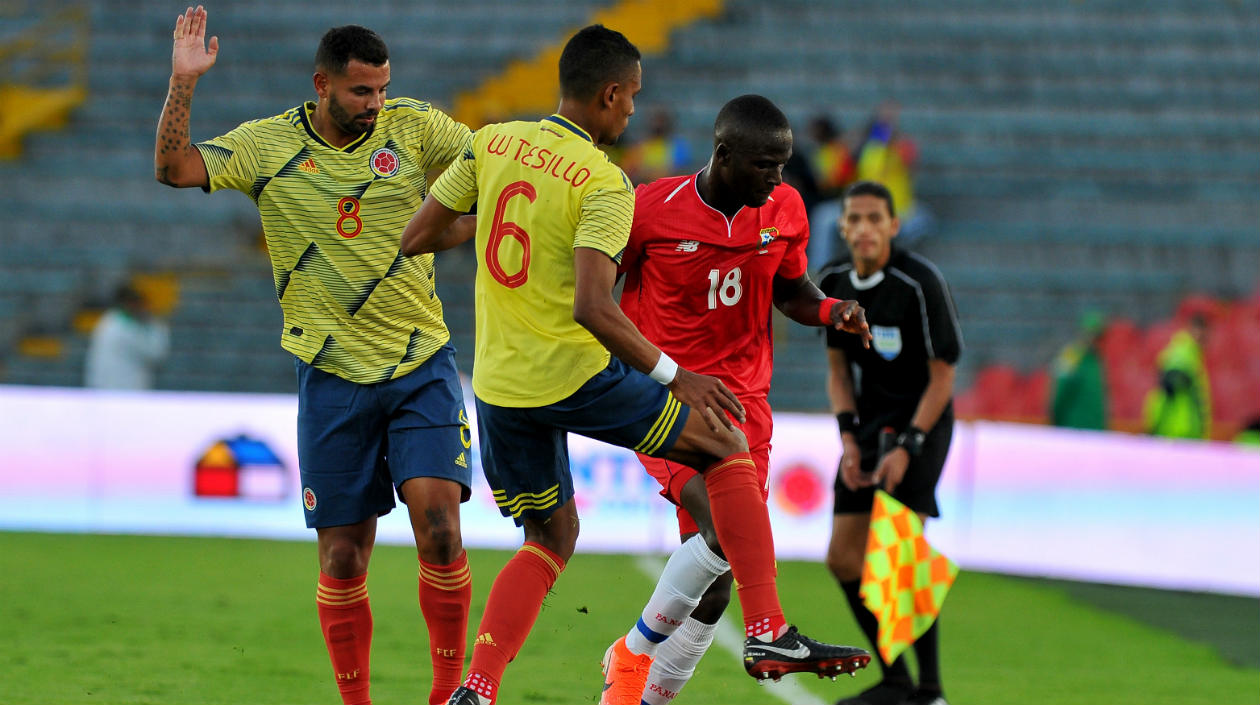 Edwin CArdona y William Tesillo, figuras del partido. 