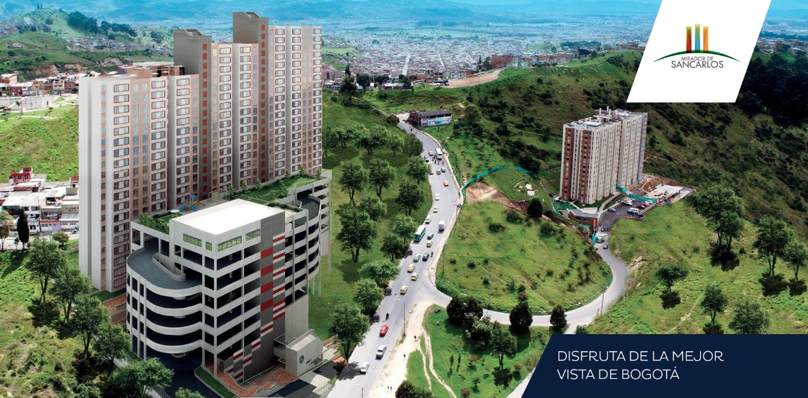 El proyecto Mirador de San Carlos en Bogotá.
