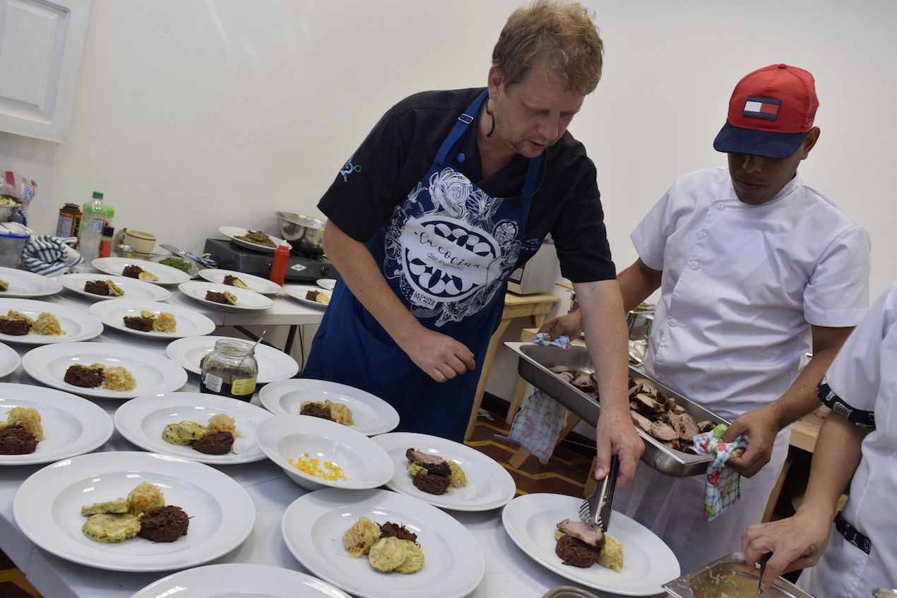 Chef alemán Lars Brurein.