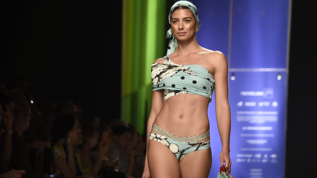 La colección de vestidos de baño, creada por la diseñadora barranquillera Silvia Tcherassi.