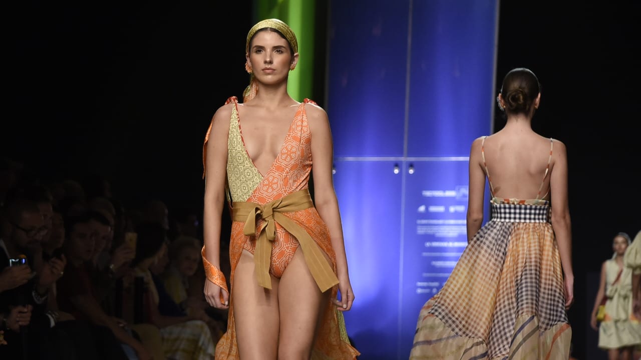 La colección de vestidos de baño, creada por la diseñadora barranquillera Silvia Tcherassi.