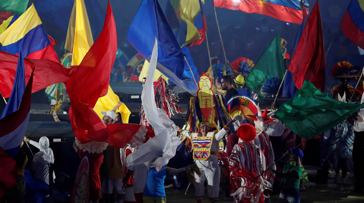 Artistas en ceremonia inaugural Copa América 2019
