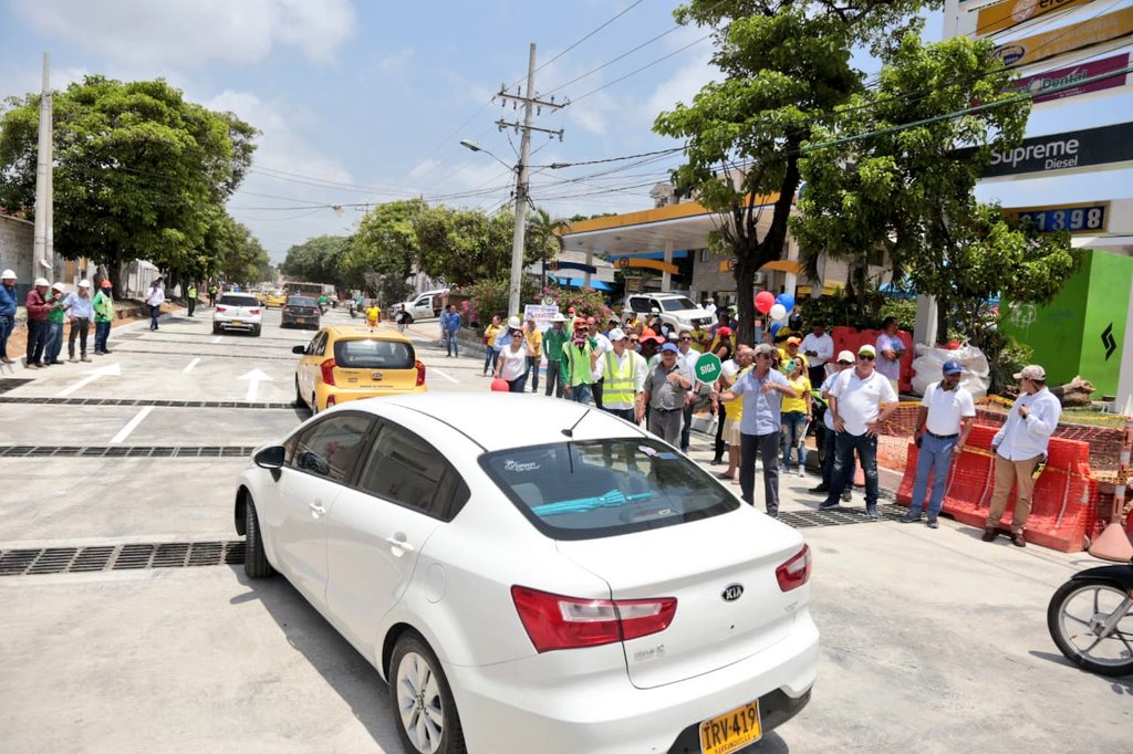 Apertura de la vía tras los trabajos de Canalización.