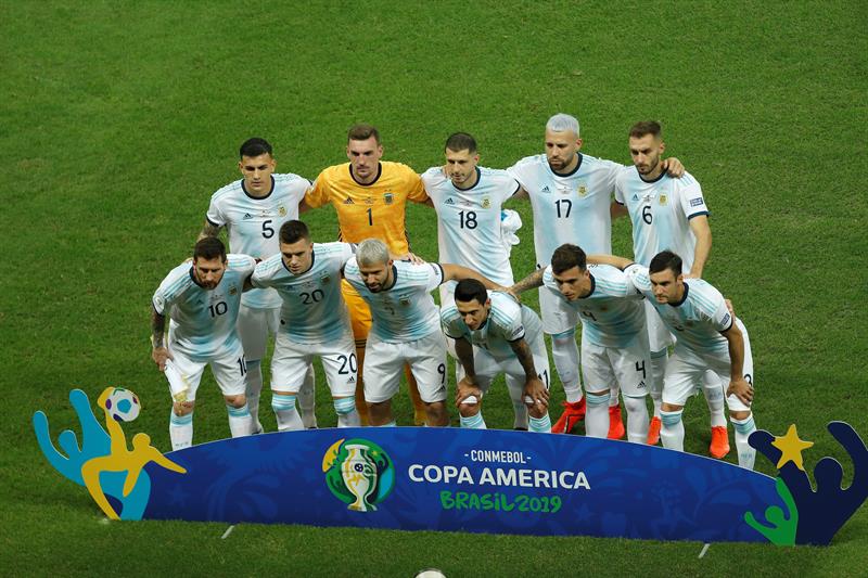 Equipo titular de Argentina.