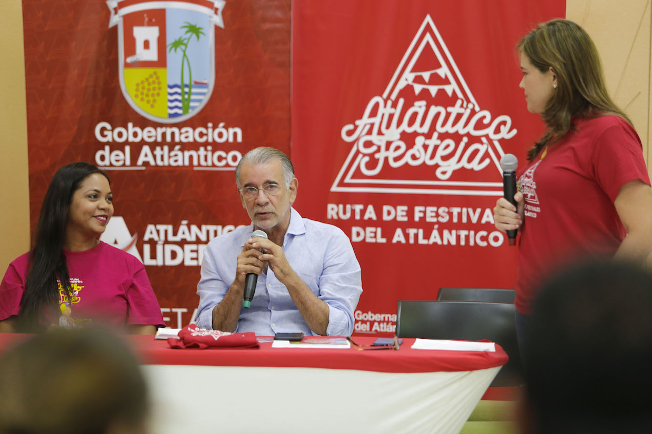 La secretaria de Cultura y Patrimonio del Atlántico, María Teresa Fernández.