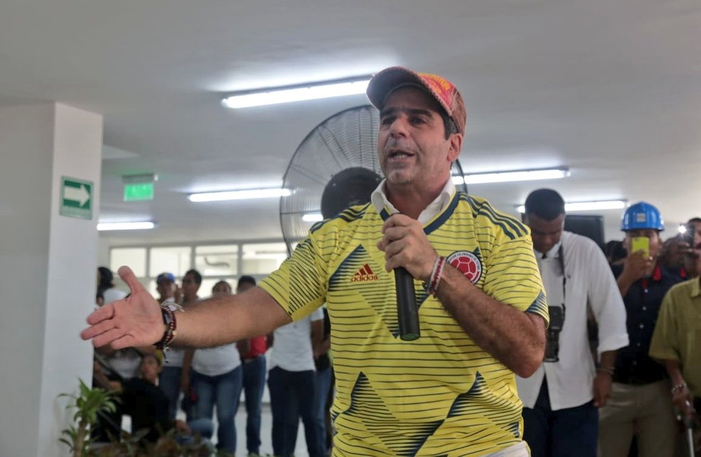 El Alcalde de Barranquilla, Alejandro Char.