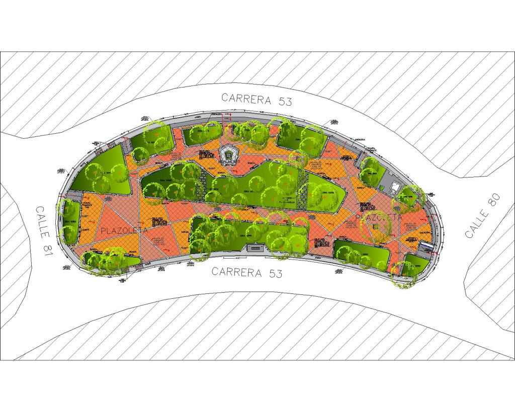 Mapa del Parque Washington
