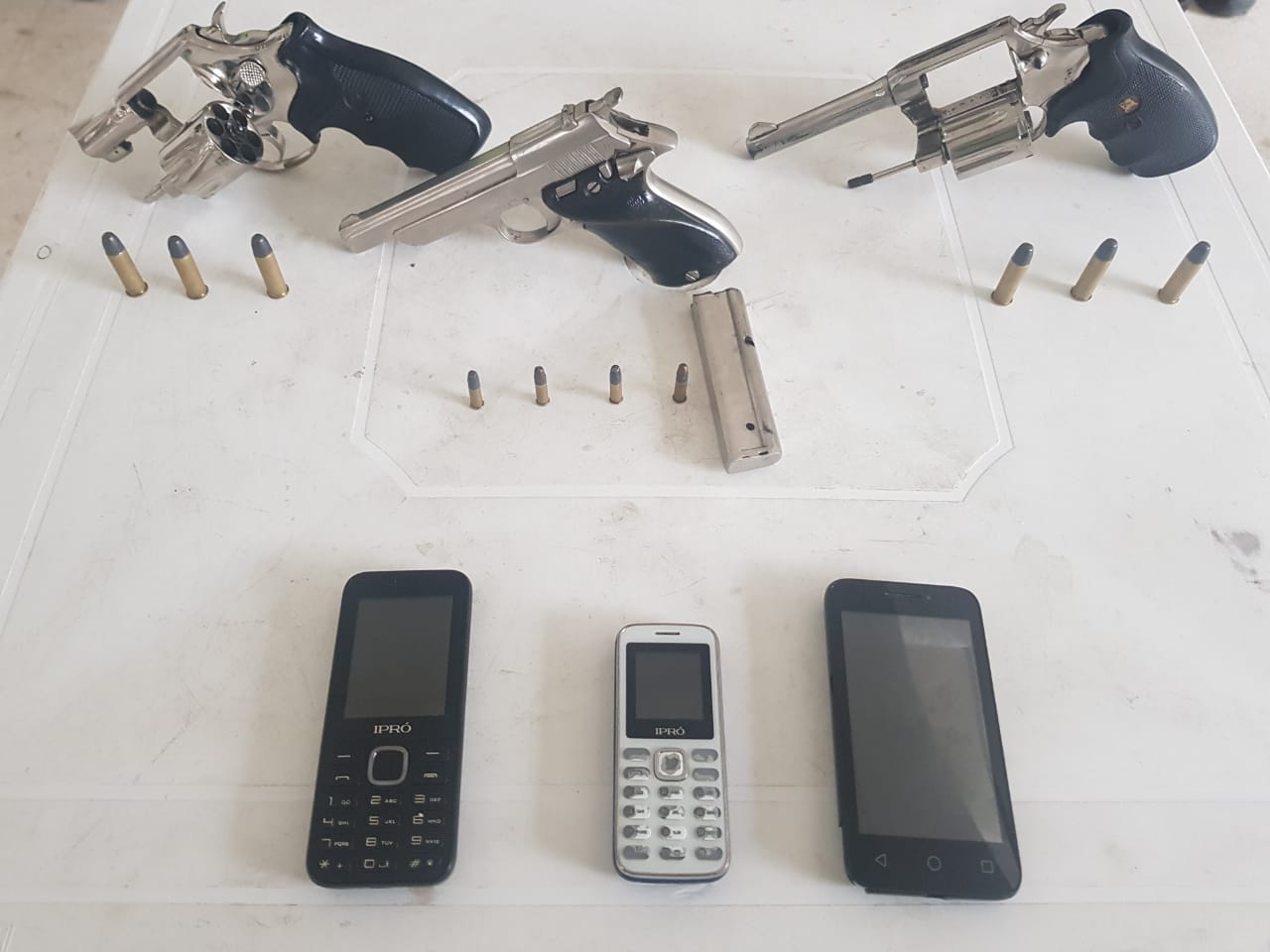 Policía Nacional. Elementos incautados por la Policía.